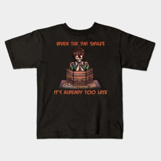 When the DM Smiles It's Late Kids T-Shirt